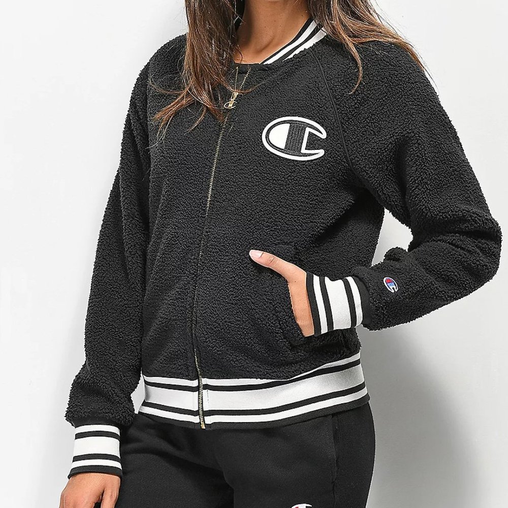 Fleece Champion Bomber Jacket